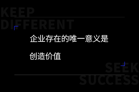 企业，有差异才有可能！